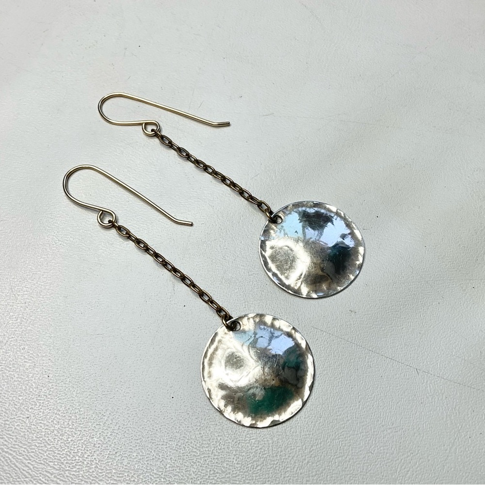 Marjorie Baer Sterling Silver Earrings Signed Designer